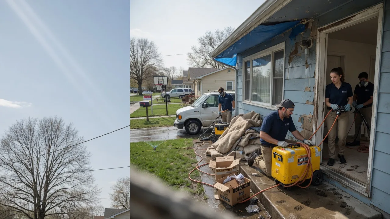 Basement Flood Cleanup in Reardan, WA near me
